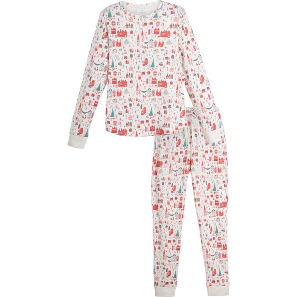 Roller Rabbit Christmas Village Pajama Set